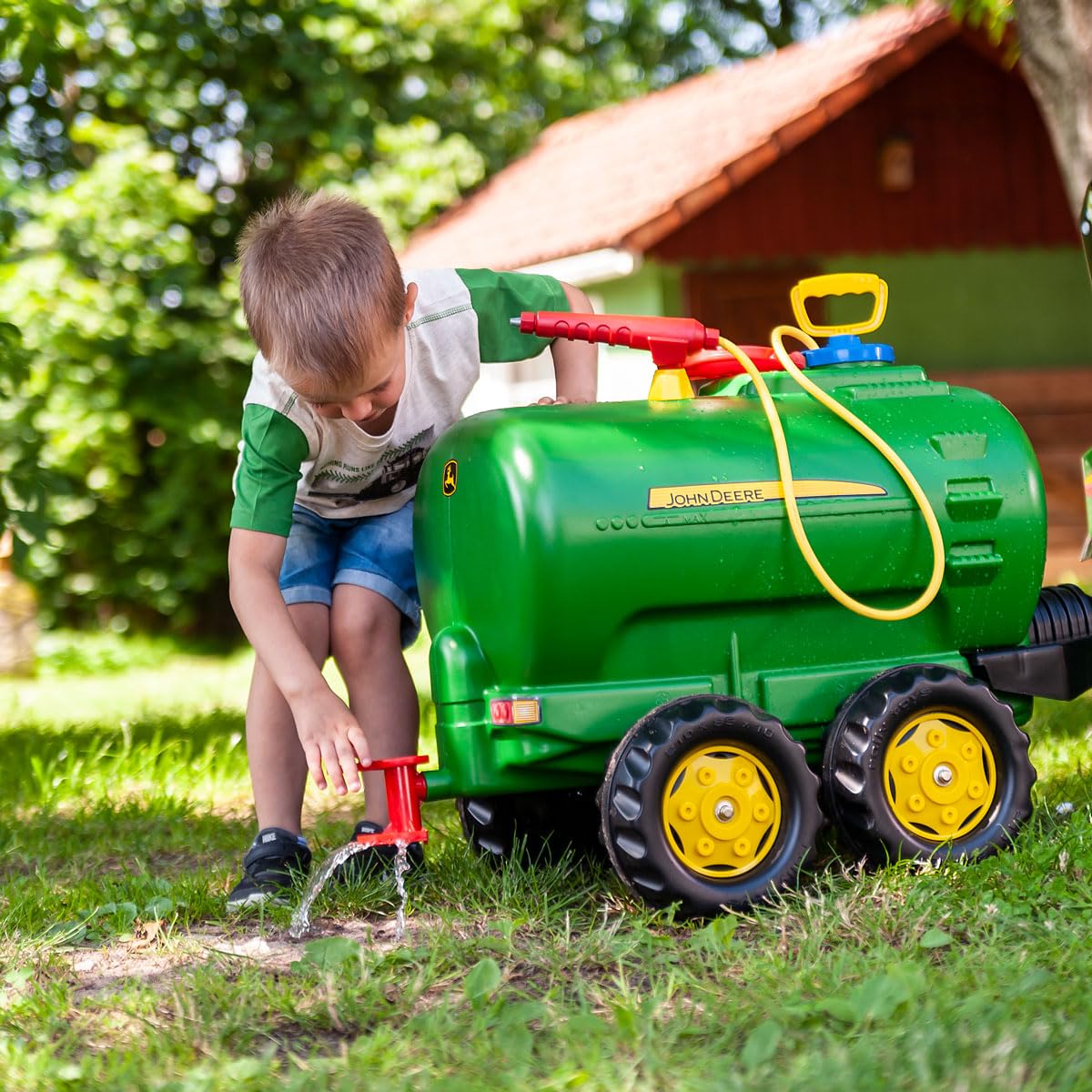 John Deere Pedal Loader with Backhoe & Water Tanker - Image 5