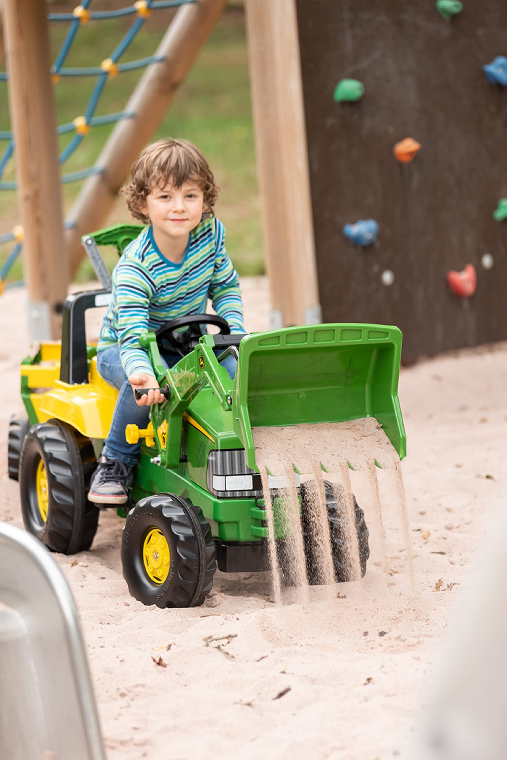 John Deere Pedal Loader with Backhoe & Winch - Image 5