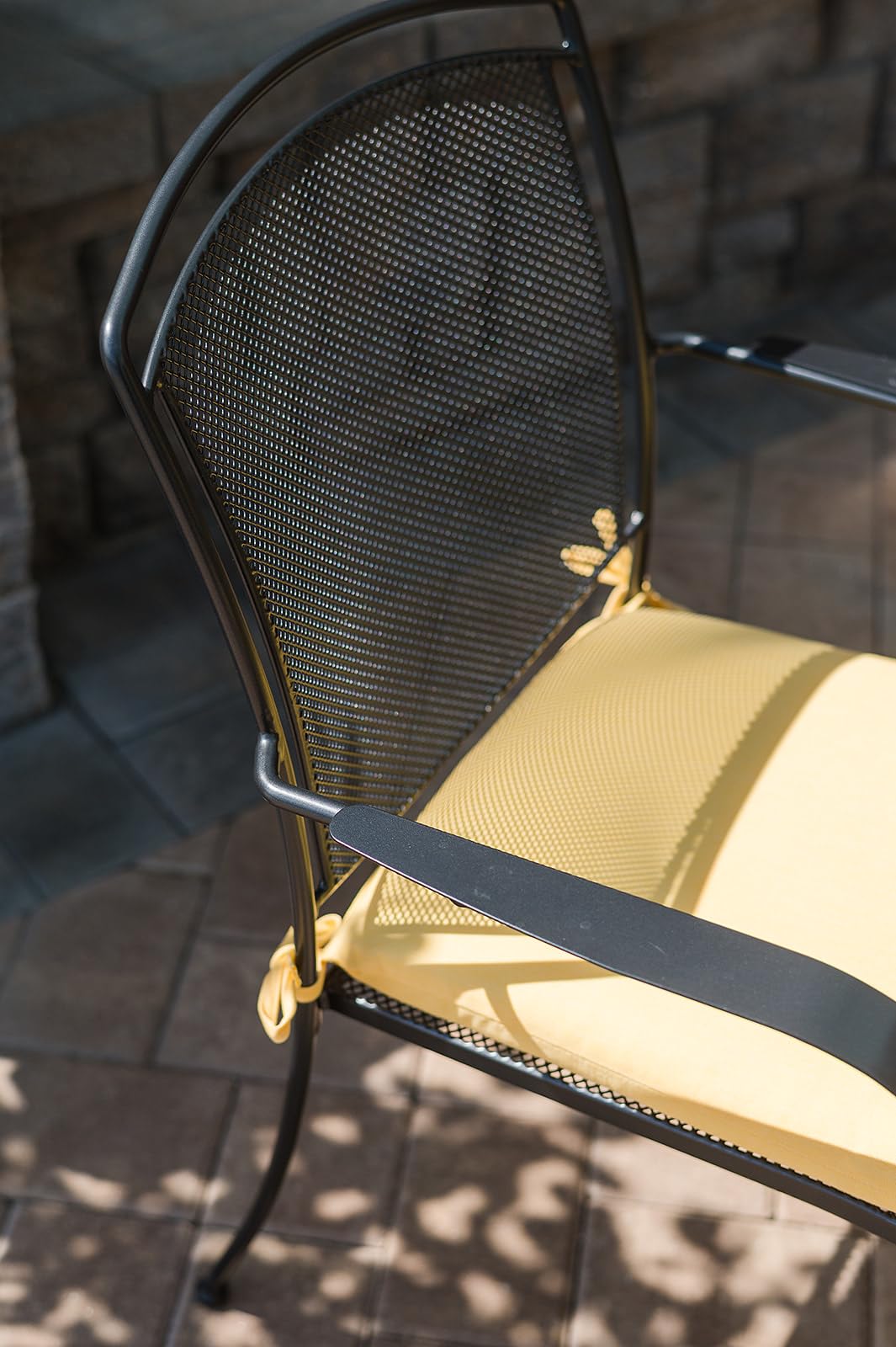 KETTLER Henley 7-Piece Wrought Iron Mesh Dining Set - Image 5