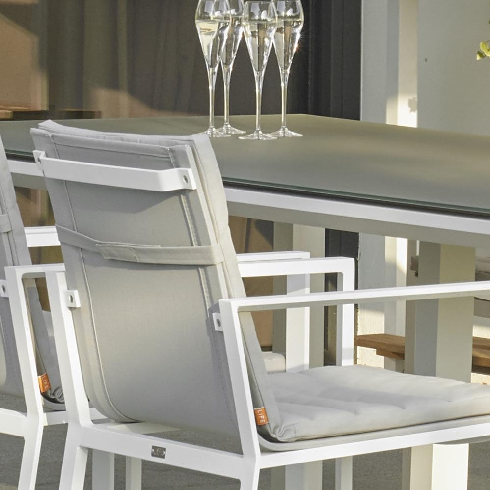 KETTLER Primavera 5-Piece Bar Set - White (with Cushions) - Image 7