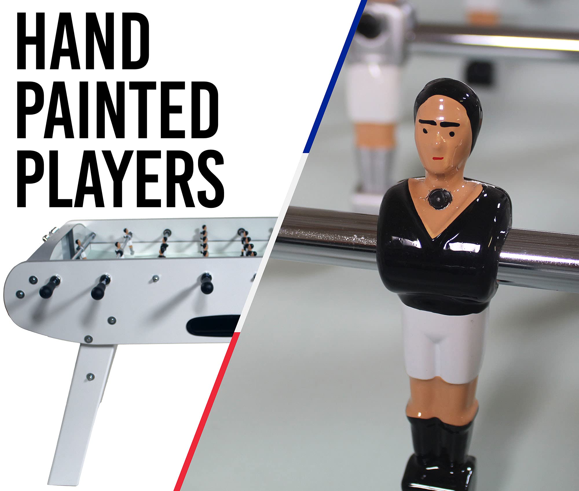 Rene Pierre Match Blanc Foosball Table Made in France - Image 4
